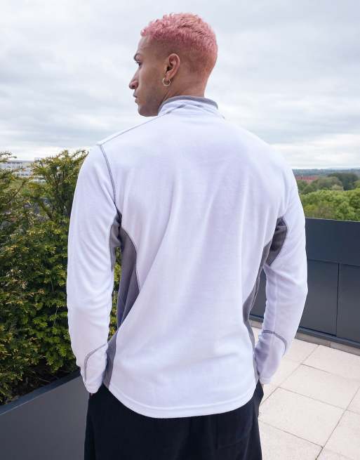 Polar blanco con cremallera corta Klamath Range II exclusivo en ASOS de Columbia, 2 de 4