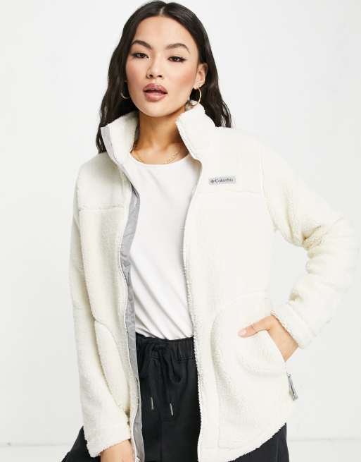 Polar color crema con cremallera West Bend de Columbia