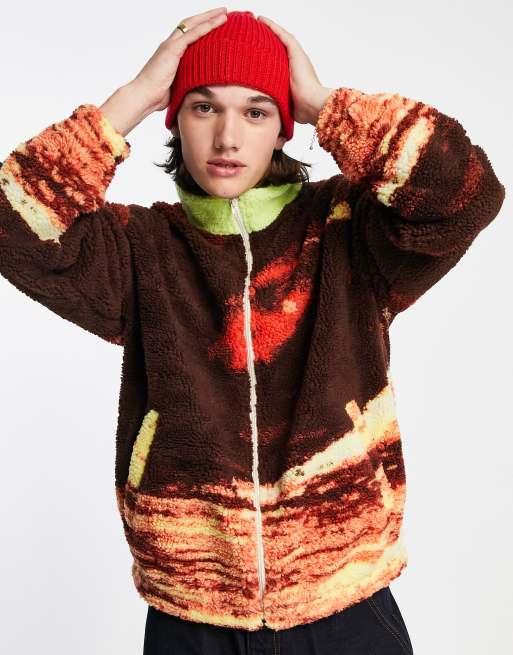 Polar con estampado integral de sherpa Rogue Wave de Coney Island Picnic