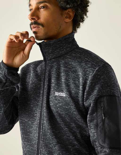 Polar gris ceniza suave con cremallera Newhill de Regatta, 4 de 4