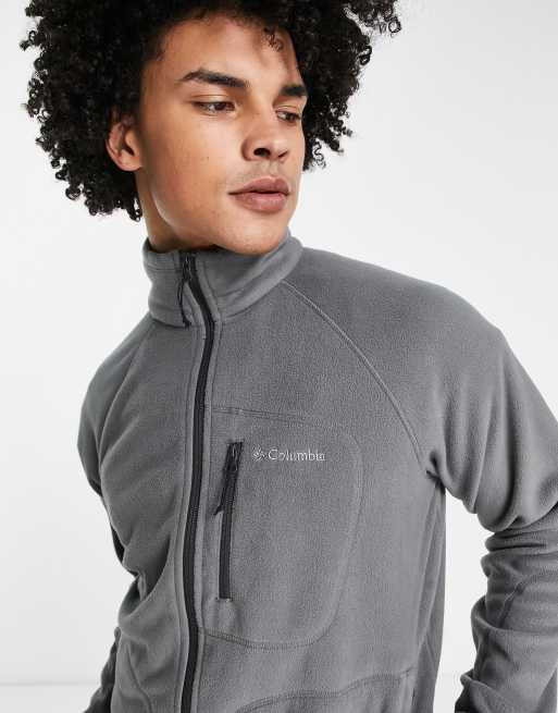 Polar gris técnico con cremallera Fast Trek II de Columbia, 3 de 5