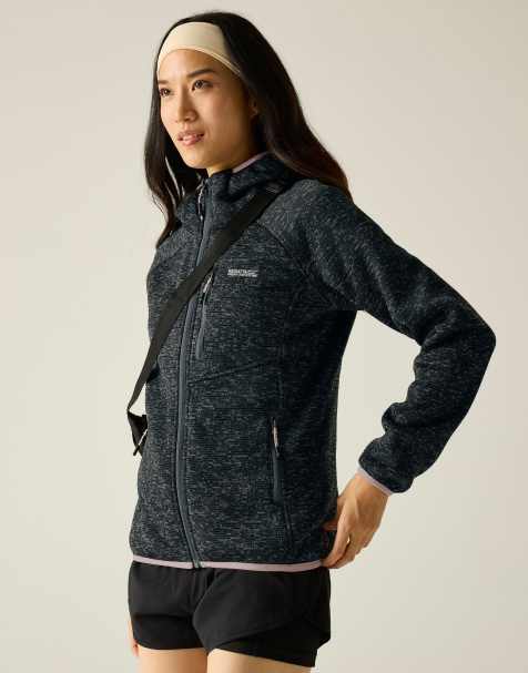 Polar gris tormenta con capucha y cremallera para mujer Newhill de Regatta - view 1