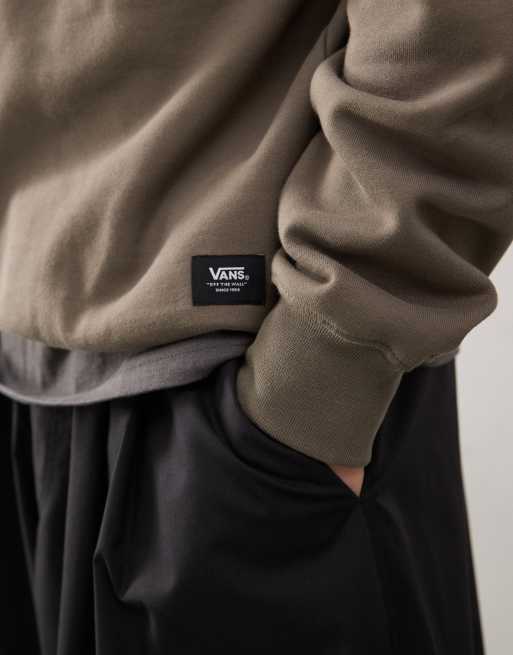 Polar marrón medio con cremallera corta Scripted de Vans, 4 de 4