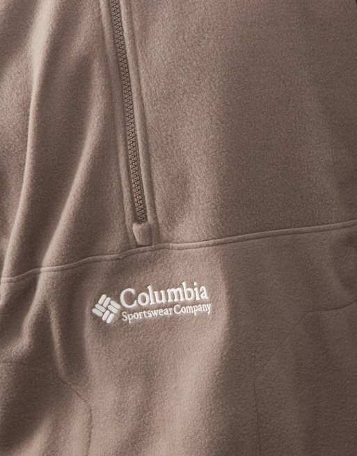 Polar marrón topo con media cremallera Bent Bough de Columbia, 4 de 5