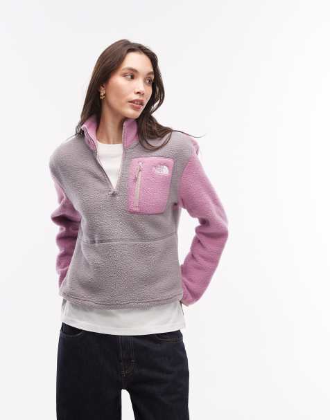 Polar morado con cremallera corta Yumiori de The North Face - view 1