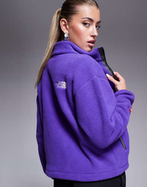 Polar morado con cremallera de tejido grueso Seven Summits Fleeski de The North Face, 4 de 4