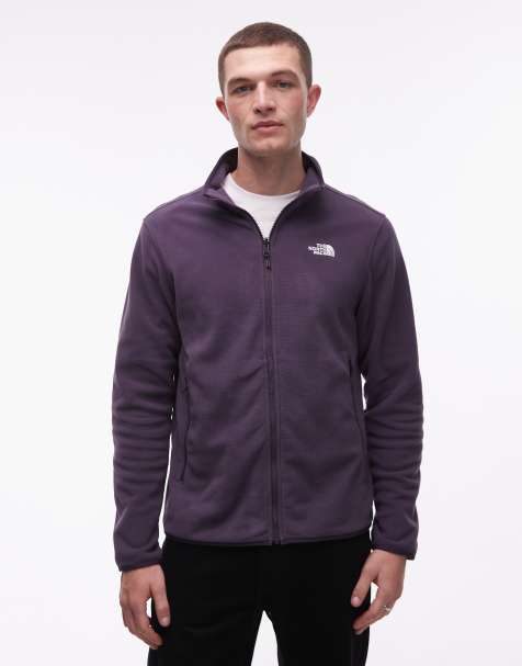 Polar morado con cremallera Glacier 100 de The North Face - view 1