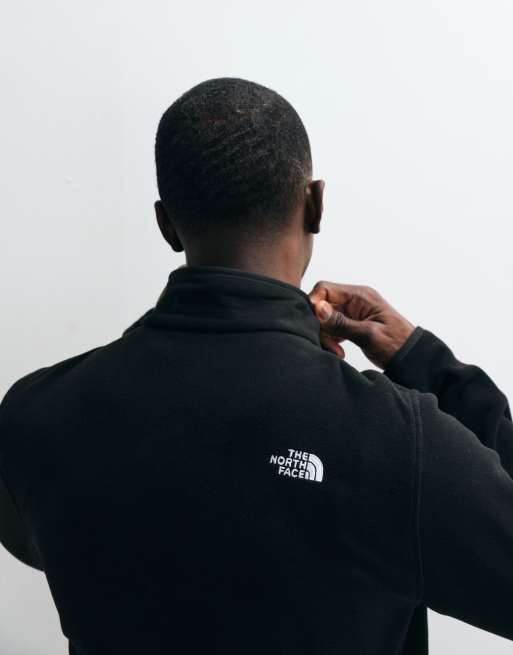 Polar negro con cremallera de 1/4 Glacier 100 de The North Face, 2 de 5