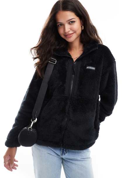 Polar negro con cremallera de sherpa Boundless Discovery II de Columbia - view 1