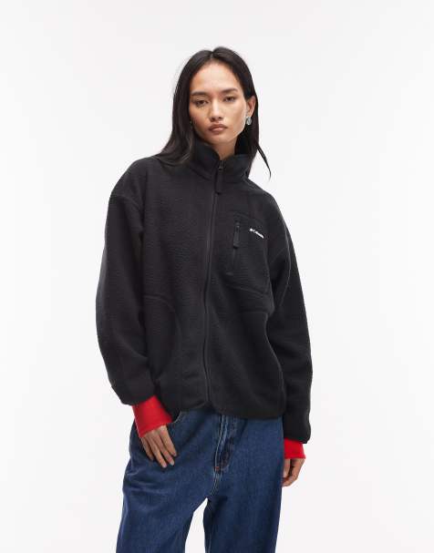 Polar negro con cremallera Flow Finder exclusivo en ASOS de Columbia - view 1