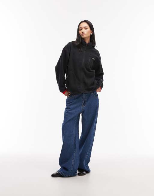 Polar negro con cremallera Flow Finder exclusivo en ASOS de Columbia, 2 de 4
