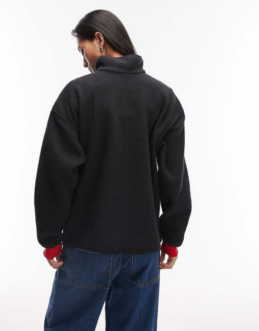 Polar negro con cremallera Flow Finder exclusivo en ASOS de Columbia, 4 de 4