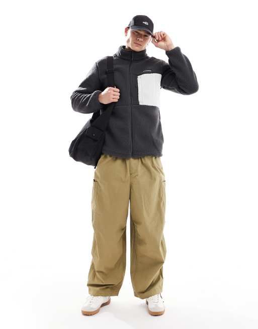Polar negro de tejido grueso Mountainside de Columbia, 4 de 4