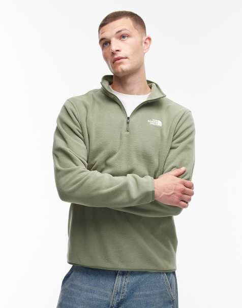 Polar verde claro con cremallera corta y logo Glacier de The North Face - view 1