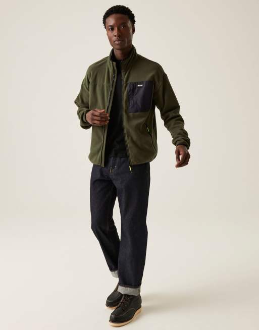 Polar verde con cremallera para hombre Frankie de Regatta, 3 de 4