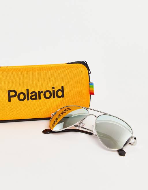 Polaroid mirrored sale sunglasses