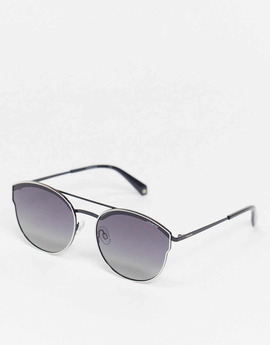Polaroid double brown sunglasses-Black