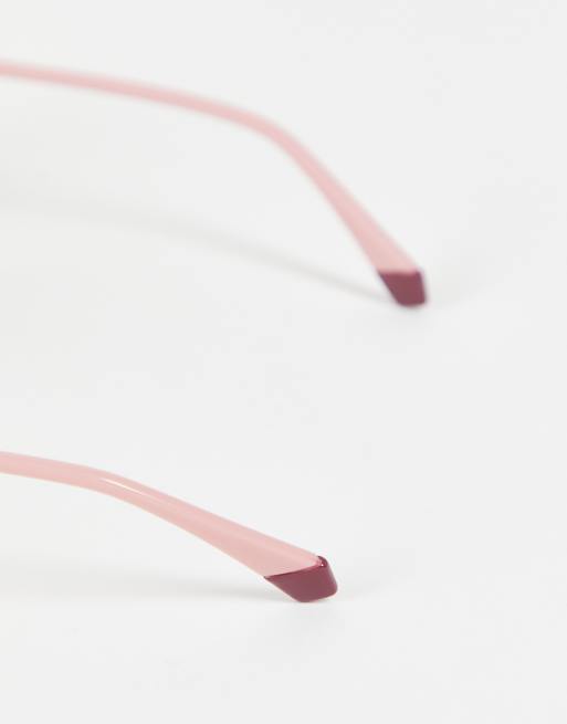 Polaroid - PLD 4105/G/S - Lunettes de soleil rondes rétro - Rose, 4 de 4