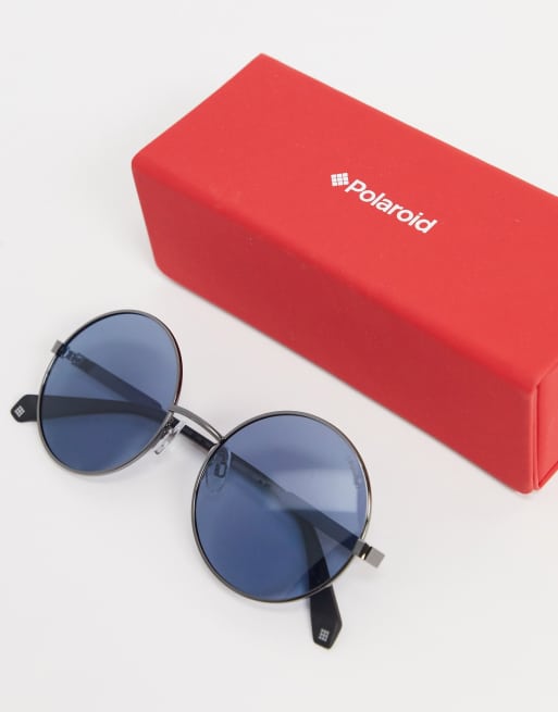 Polaroid round pop sales sunglasses