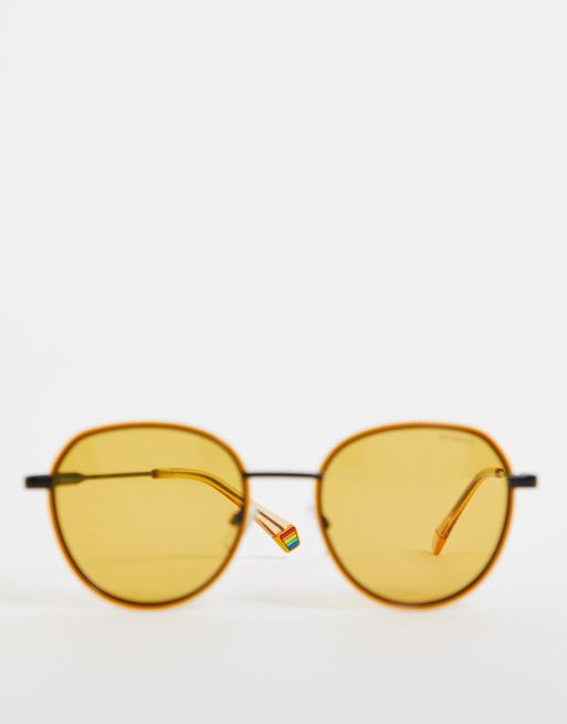 Polaroid store sunglasses yellow