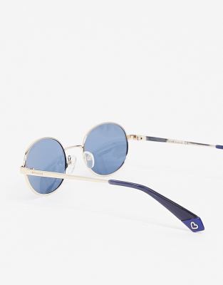 polaroid x love island round sunglasses