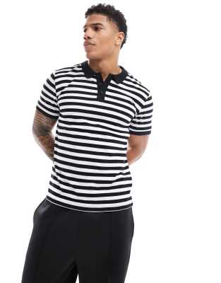 Top tejido polo rayas