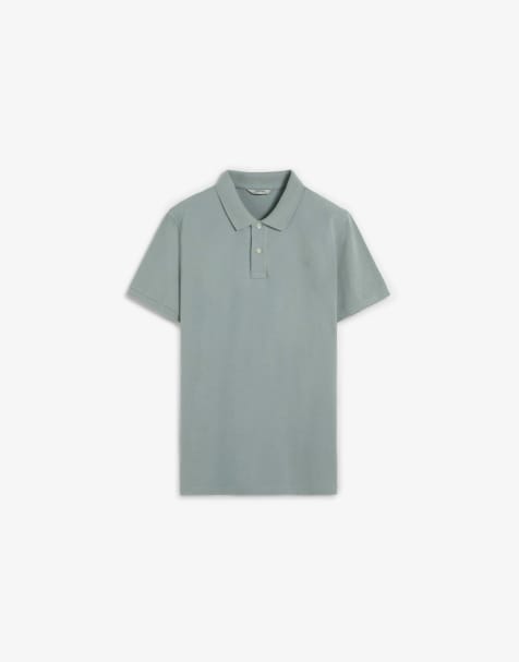 Polo azul básico con calavera de Scalpers - view 1