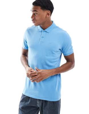 Polo azul con logo Icon de Hollister | ASOS