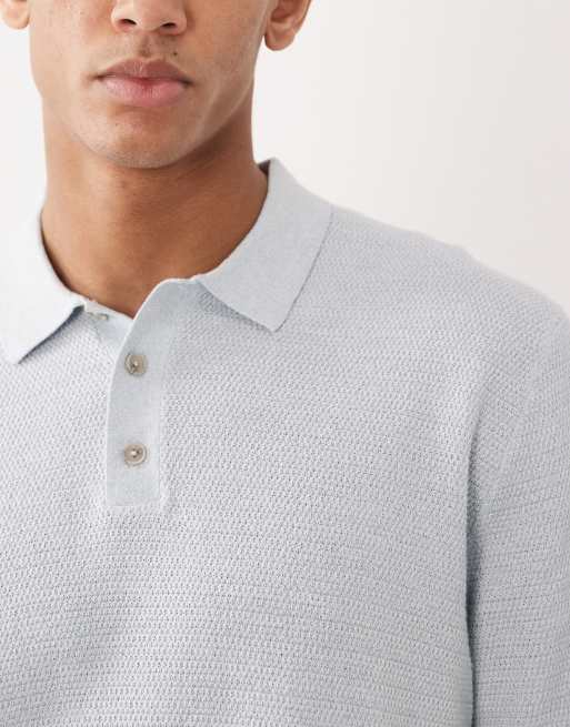 Polo azul de manga corta de punto de Jack & Jones, 5 de 5