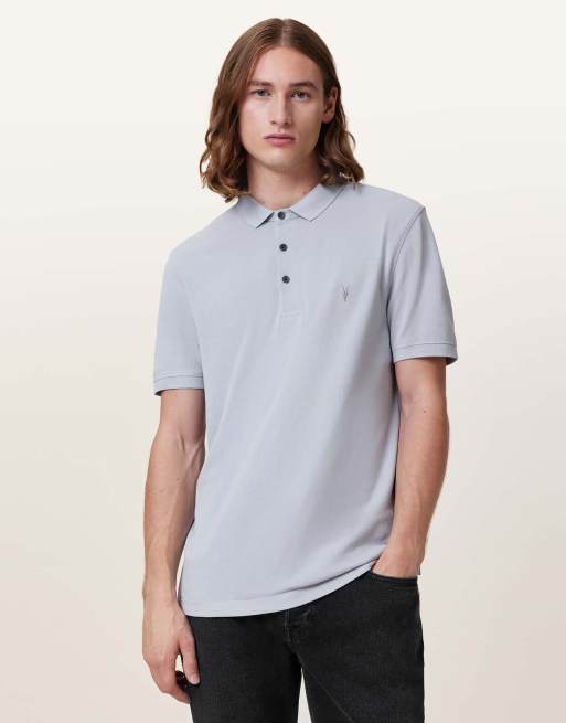 Polo azul grisáceo de manga corta Reform de AllSaints, 4 de 5