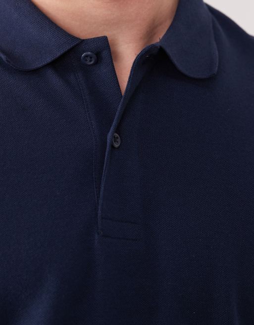 Polo azul marino de manga corta de Jack & Jones, 3 de 5