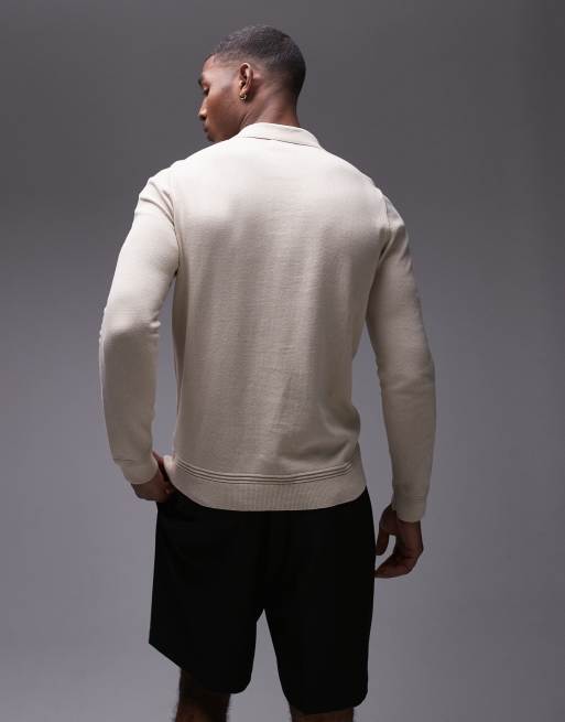 Polo beis básico de Topman, 2 de 4