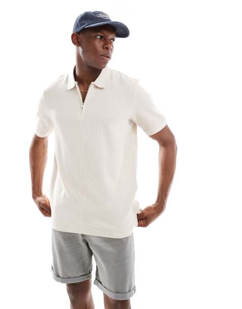 Polo beis con cremallera de Jack & Jones - view 1