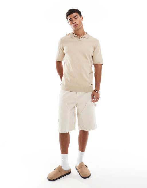 Polo beis rico en algodón de Threadbare, 2 de 4