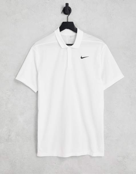 Polo blanco con logo en el pecho Victory de Nike Golf - view 1