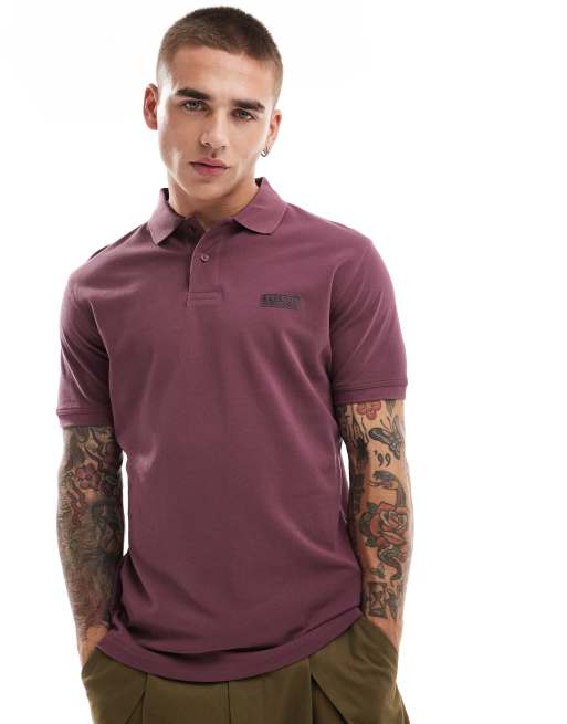 Polo color arándano de manga corta de Barbour International