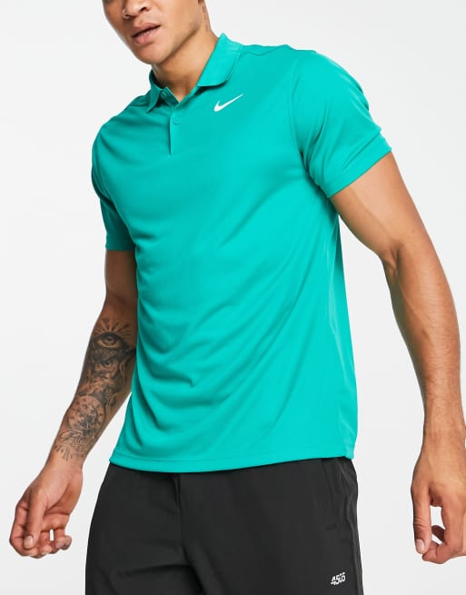 Polo color cerceta con logo en el pecho Victory Dri-FIT de Nike Golf