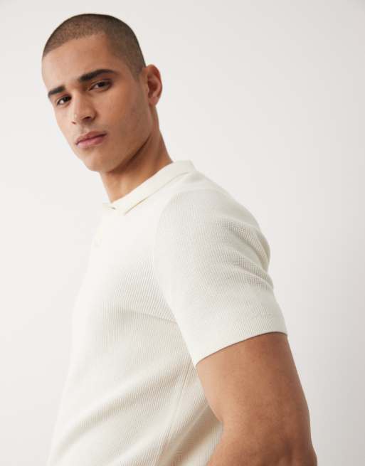 Polo color crema de punto de New Look, 4 de 5