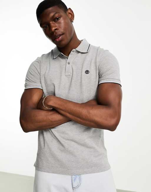 Polo de piqué con detalle de rayas de Timberland