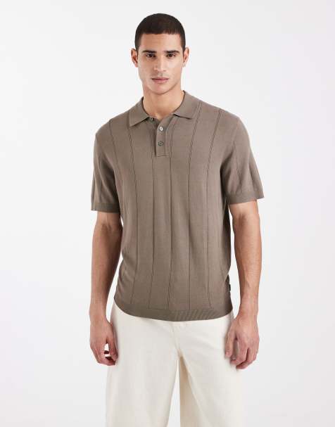 Polo de punto en beis premium de Jack & Jones - view 1