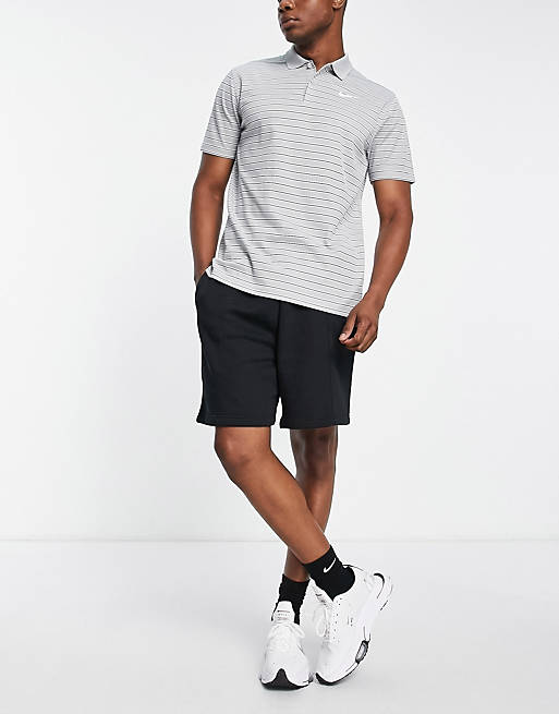 Compra Normalmente Exclusivo Polo gris a rayas Dri-FIT Victory de Nike Golf | ASOS