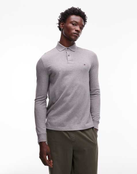 Polo gris de manga larga y corte estándar 1985 de Tommy Hilfiger - view 1