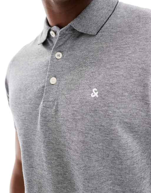 Polo gris de piqué de Jack & Jones, 4 de 4