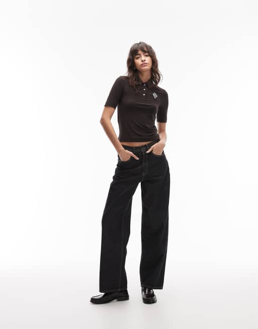 Polo marrón de punto de Lacoste, 2 de 4