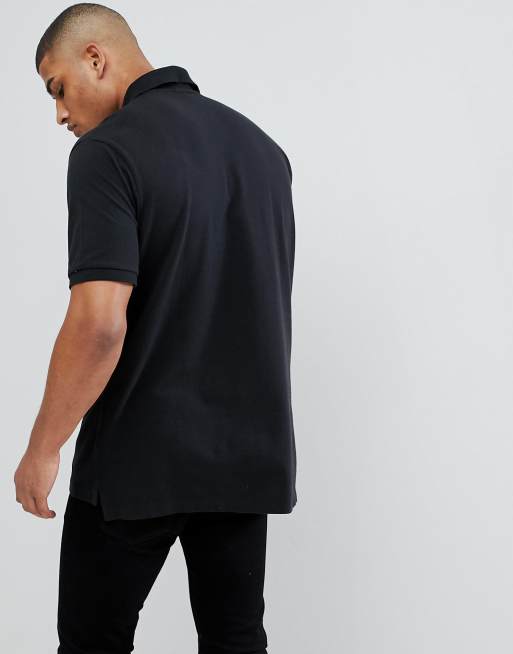 Polo negro con logo de Polo Ralph Lauren Big & Tall, 2 de 4