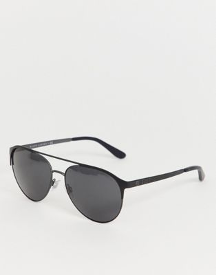 Polo Ralph Lauren – 0PH3123 – Pilotsolglasögon-Svart