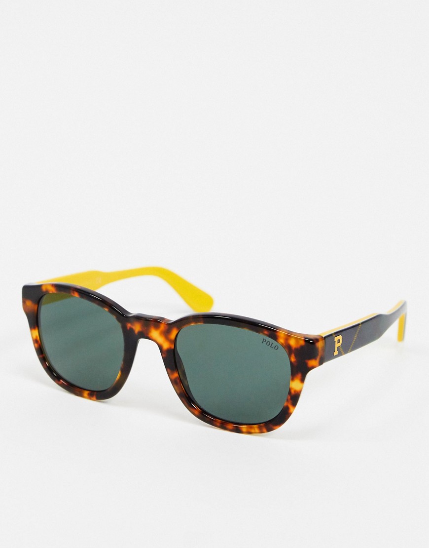 Polo Ralph Lauren 0PH4159 square sunglasses-Brown