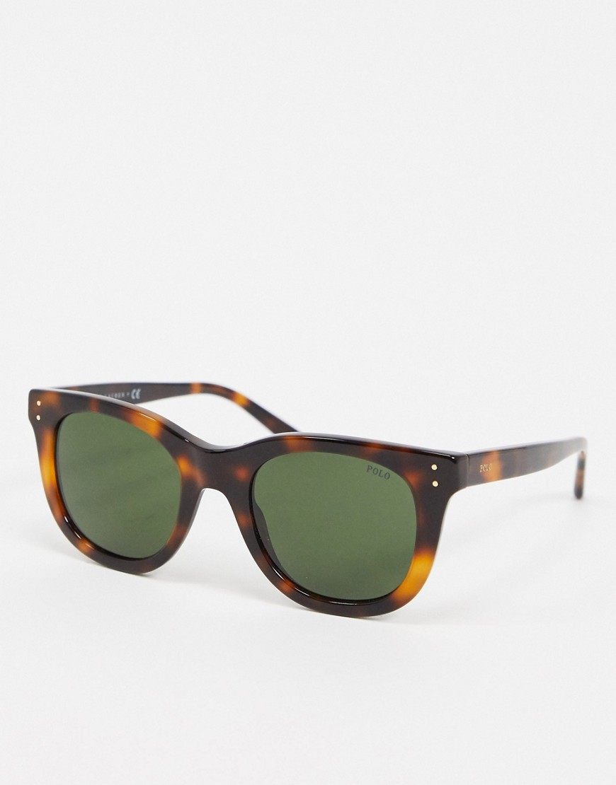 Polo Ralph Lauren 0PH4160 firkantet solbriller-Brun
