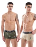 [Polo Ralph Lauren] Polo Ralph Lauren 2 pack trunks in multi S Multi