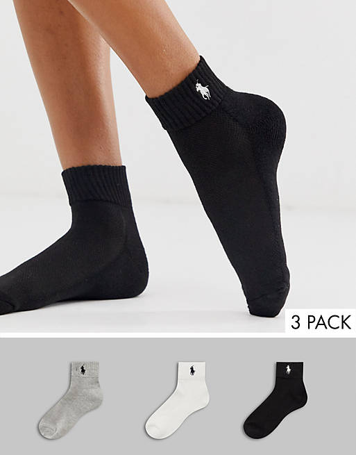 Polo Ralph Lauren 3 Pack Ankle Socks | ASOS